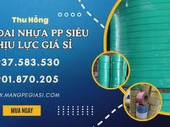 Dây đai nhựa PP siêu chịu lực đóng hàng nặng giá rẻ