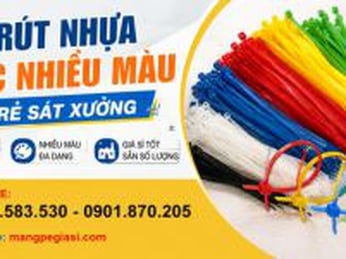 Dây Rút Nhựa 1 Tấc Nhiều Màu Giá Rẻ Sát Xưởng