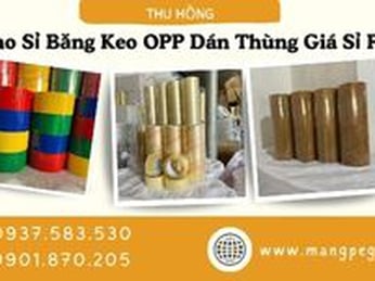 Kho sỉ băng keo OPP dán thùng siêu dính giá sỉ rẻ
