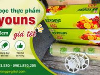 Màng bọc thực phẩm Reyouns 400 45cm giá tốt sẵn kho