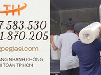 Xuất xưởng 20 cuộn màng pe 15kg giá rẻ đến Hóc Môn, TP.HCM