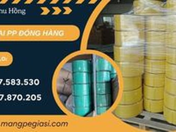 Nhà phân phối dây đai PP đóng hàng siêu chắc giá gốc