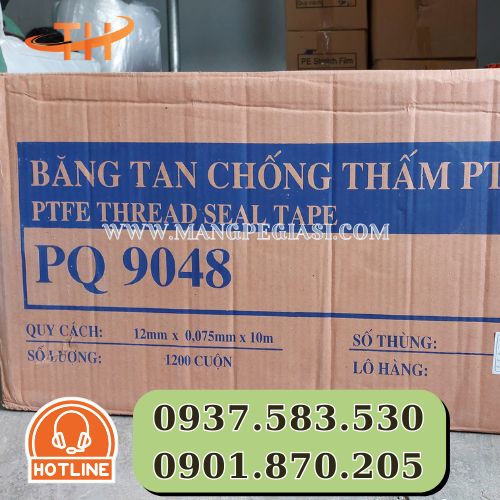 Thùng băng keo cao su non PQ 9048 chính hãng Thùng băng keo cao su non PQ 9048 chính hãng