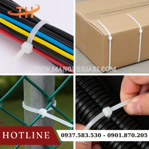 Ứng dụng của dây thít nhựa Ứng dụng của dây thít nhựa