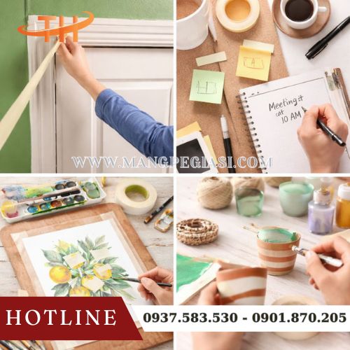 Ứng dụng phổ biến của băng dính giấy nhăn Ứng dụng phổ biến của băng dính giấy nhăn