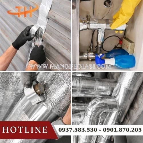 Ứng dụng thực tế của băng keo nhôm bạc Ứng dụng thực tế của băng keo nhôm bạc