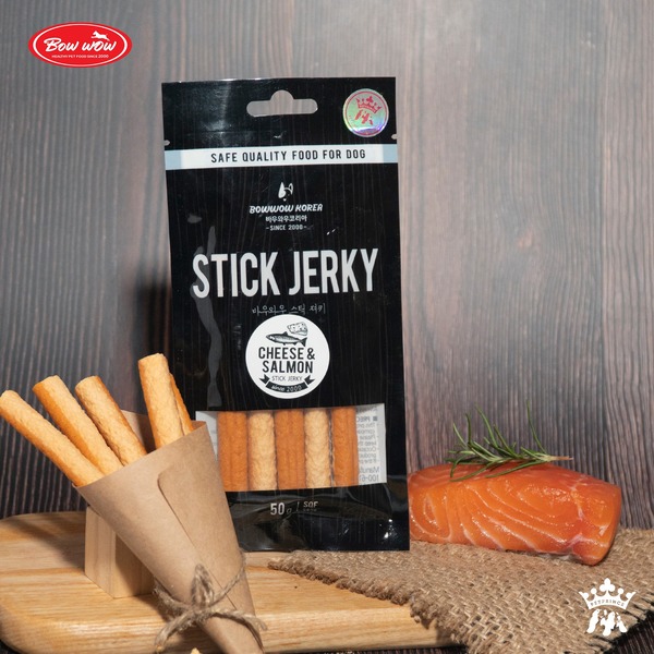 thịt que stick jerky phô mai cá hồi