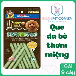 Que da bò thơm miệng cho chó DoggyMan gói 9 cây