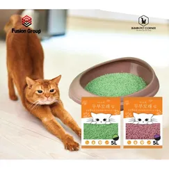 Cát vệ sinh đậu nành siêu thấm AcroPet gói 5L