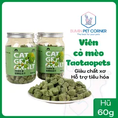 Viên cỏ mèo đông khô Taotaopets hũ 60g