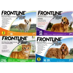 Thuốc nhỏ gáy trị ve rận, bọ chét cho chó Frontline Plus