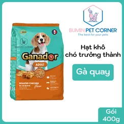 Thức ăn hạt khô cho chó trưởng thành Ganador Adult Gà Quay 400g
