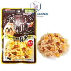 Thịt đóng gói cho chó Doggyman Thịt bò trộn khoai lang - gói 70g