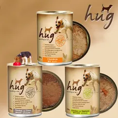 Pate cho chó Hug lon 400g