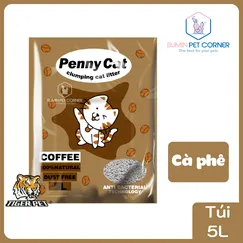 Cát vệ sinh cho mèo Penny Cat hương Cà phê túi 5L