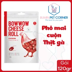 Phô mai cuộn thịt gà Bowwow gói 120gr