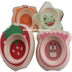 Bát ăn tre đơn cho chó mèo Bobo hình thú