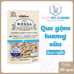 Que gặm cho chó hương sữa Doggyman 120g - Que mini