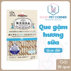 Que gặm cho chó hương sữa Doggyman 120g - Que dài