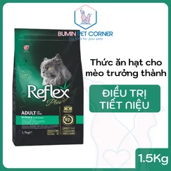Thức ăn hạt khô hỗ trợ trị tiết niệu cho mèo trưởng thành vị Gà gói 1.5kg