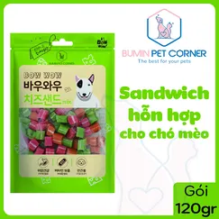 Sandwich hỗn hợp Bowwow gói 120gr