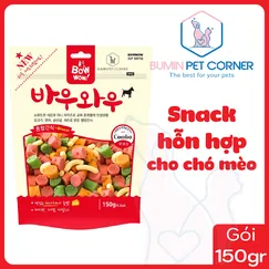 Snack hỗn hợp Bowwow gói 150gr