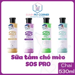 Sữa tắm cho chó mèo SOS PRO chai 530ml