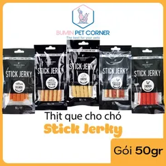 Thịt que cho Chó Stick Jerky nhiều vị gói 50g