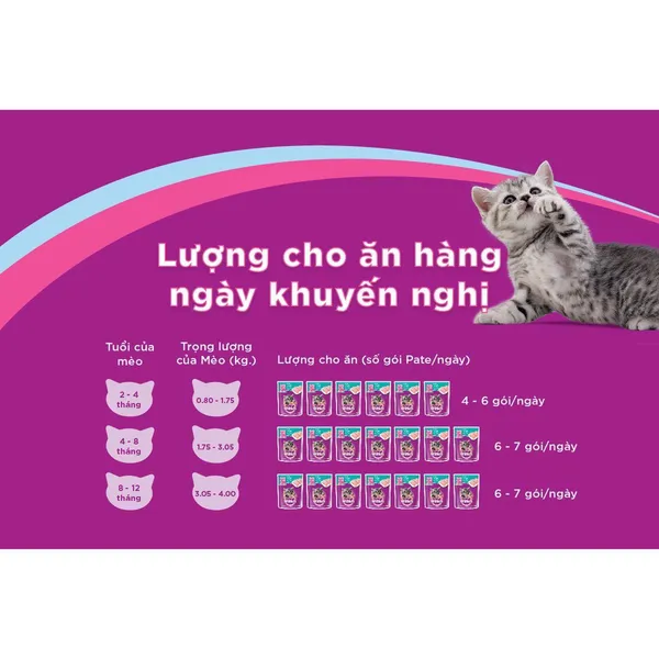 Pate mèo trưởng thành Whiskas vị cá biển gói 80g