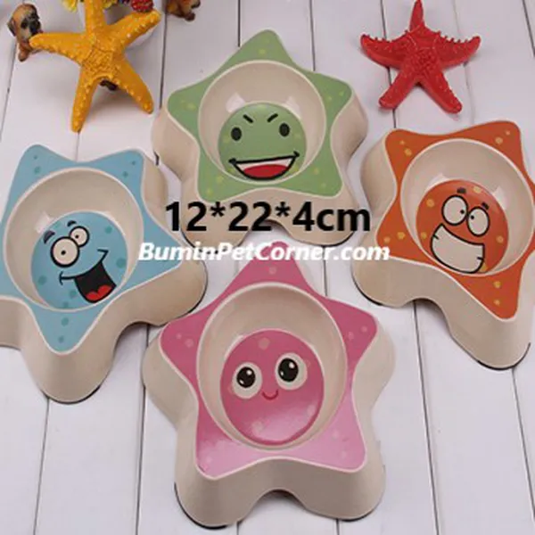 Bát ăn tre đơn cho chó mèo Bobo hình thú