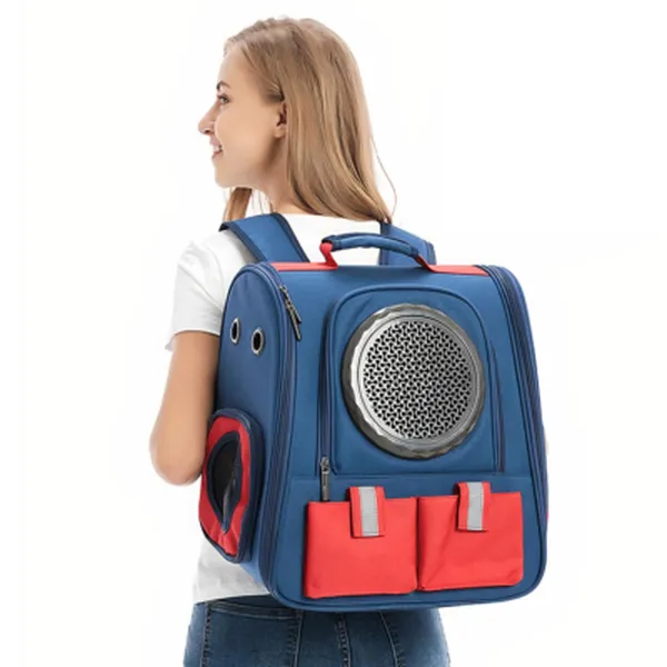 Balo cho chó mèo hai túi trước 