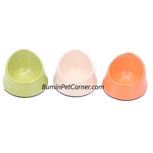 Bát ăn tre cho chó mèo hình trứng Bobo 3107Z