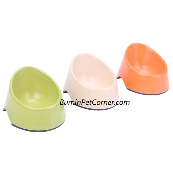 Bát ăn tre cho chó mèo hình trứng Bobo 3107Z
