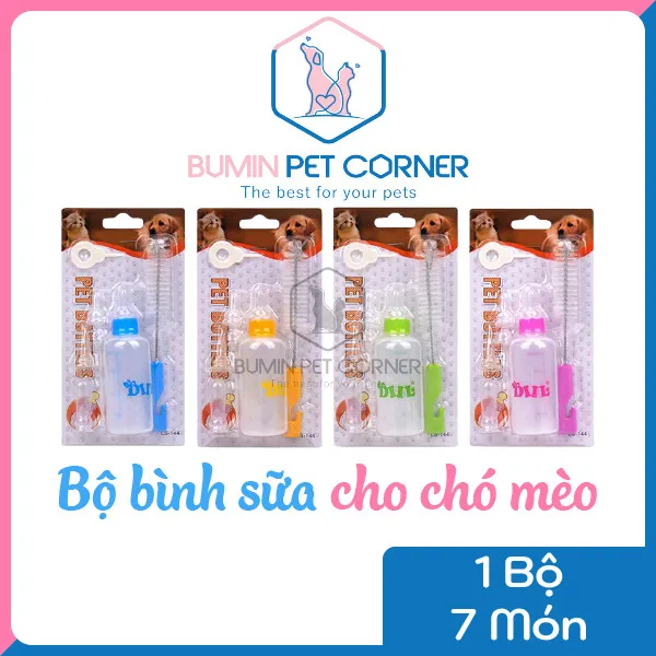 Bộ bình sữa cho chó mèo Dill size nhỏ