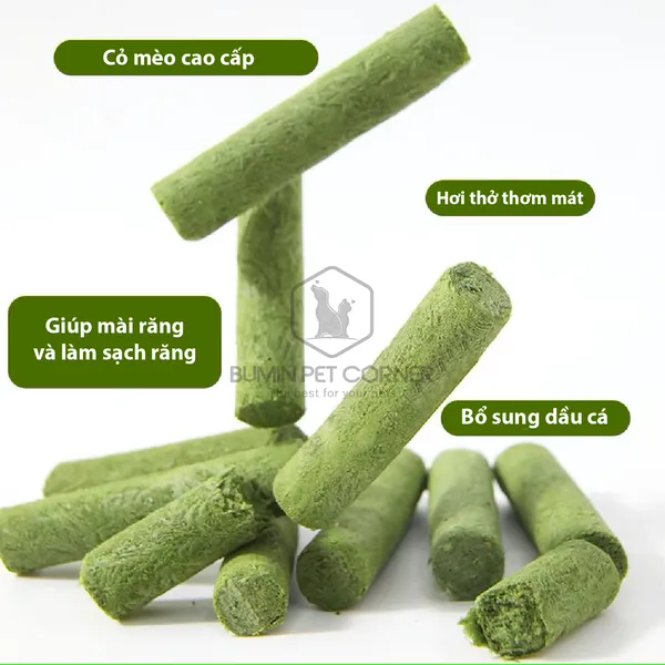 Que cỏ mèo đông khô Taotaopets gói 6 que
