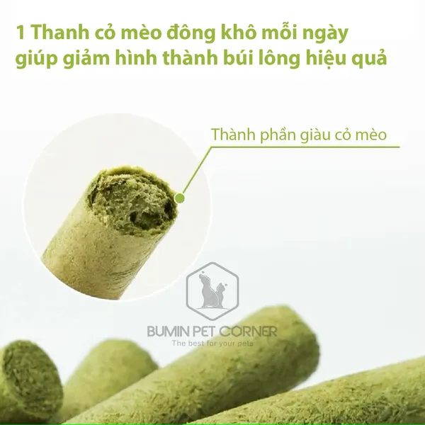 Que cỏ mèo đông khô Taotaopets gói 6 que