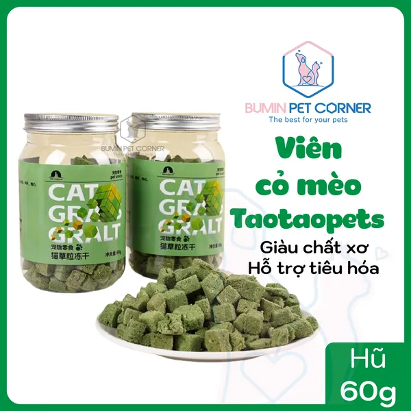 Que cỏ mèo đông khô Taotaopets gói 6 que