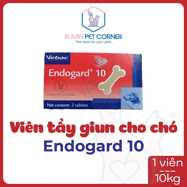 Thuốc xổ giun sán cho chó Endogard ® 10