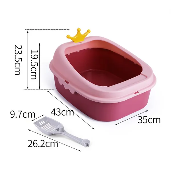 Khay vệ sinh mèo hình elip