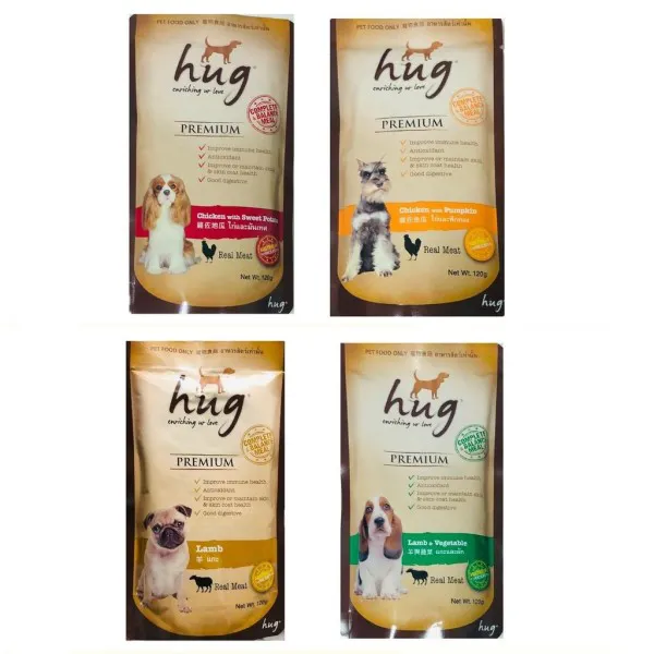 Pate cho chó Hug gói 120g