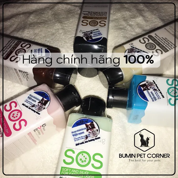 Sữa tắm cho chó SOS chai 530ml