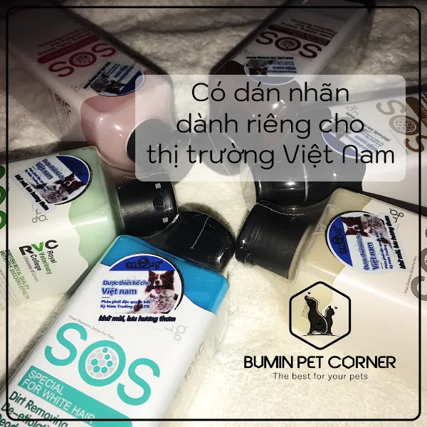 Sữa tắm cho chó SOS chai 530ml