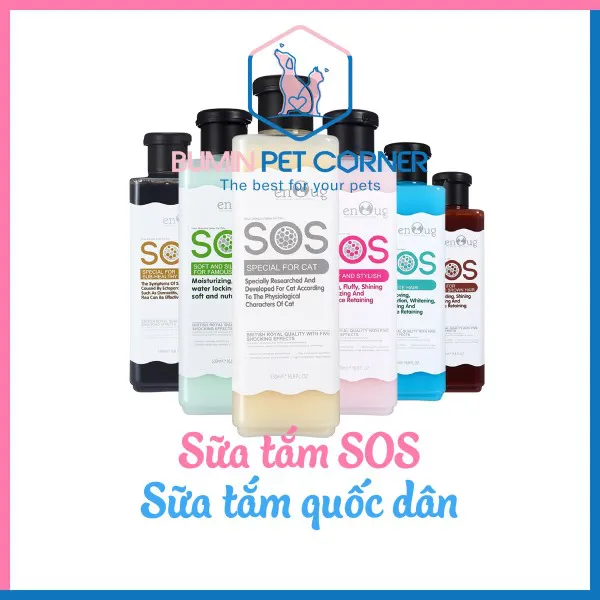 Sữa tắm cho chó SOS chai 530ml
