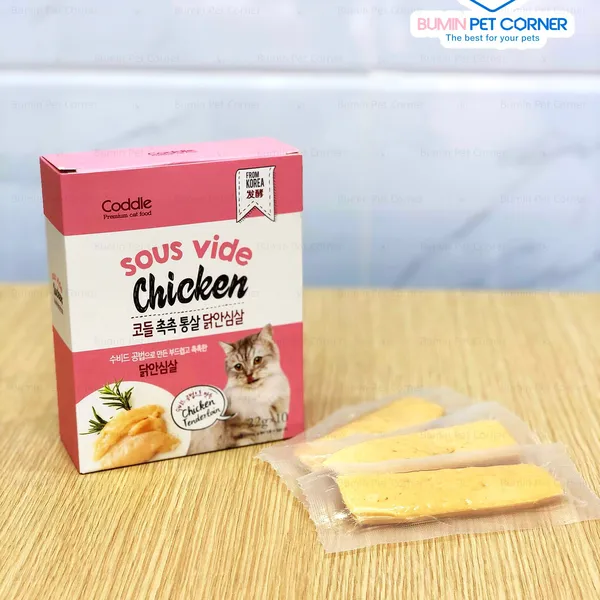 Thịt miếng ăn liền cho mèo Coddle 22g