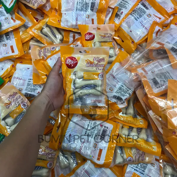 Xương gặm sạch răng cho chó Orgo 90g