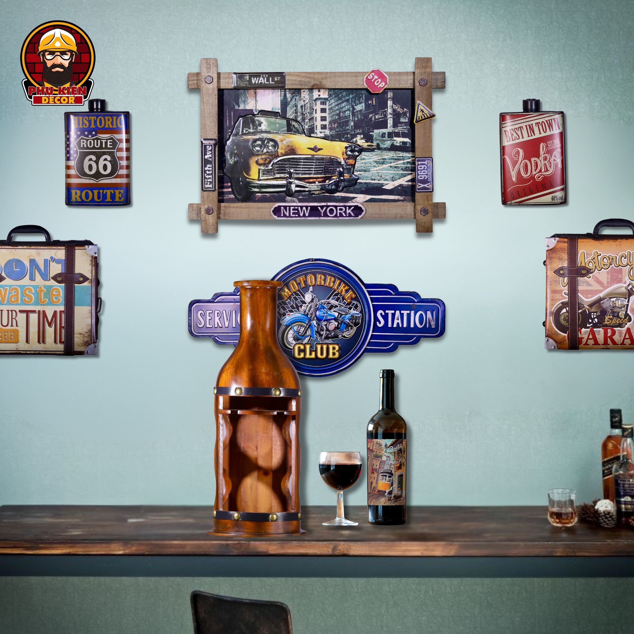 Tạo nên một không gian bar, pub, karaoke đẹp mắt với những món đồ decor tinh tế và độc đáo  Tạo nên một không gian bar, pub, karaoke đẹp mắt với những món đồ decor tinh tế và độc đáo