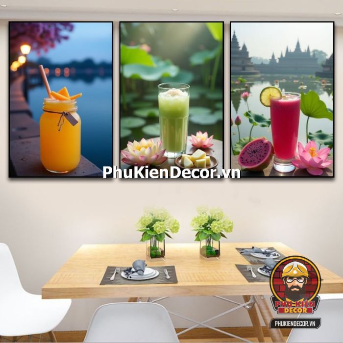 Tổng hợp mẫu Tranh treo tường thức uống Quán Trà mới nhất Tổng hợp mẫu Tranh treo tường thức uống Quán Trà mới nhất