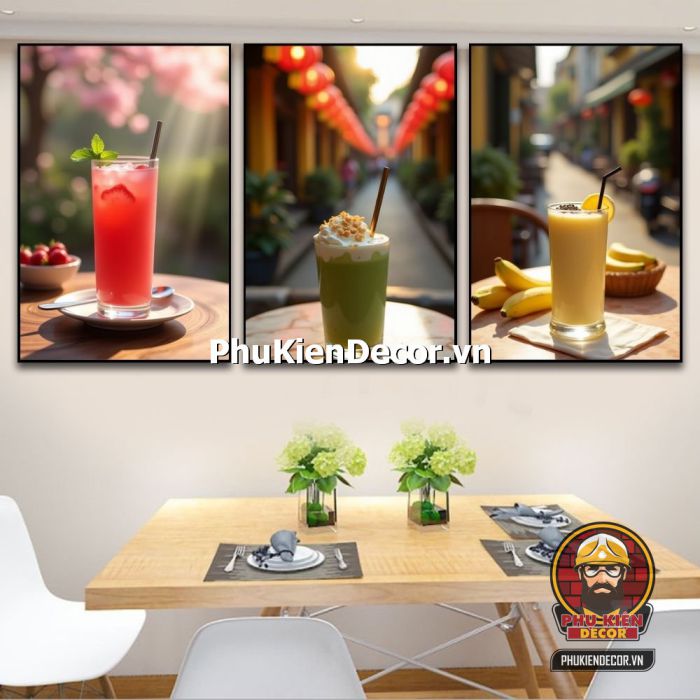 Tổng hợp mẫu Tranh treo tường thức uống Quán Trà mới nhất Tổng hợp mẫu Tranh treo tường thức uống Quán Trà mới nhất