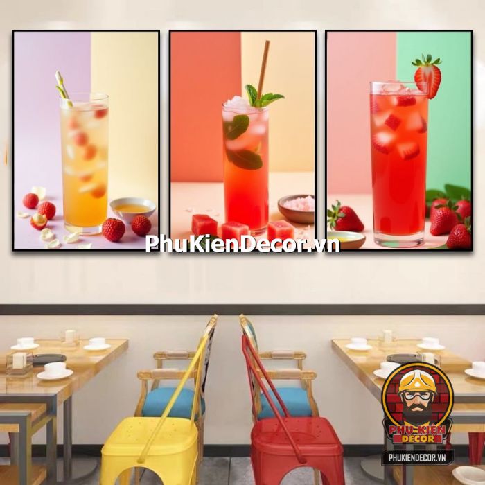 Tổng hợp mẫu Tranh treo tường thức uống Quán Trà mới nhất Tổng hợp mẫu Tranh treo tường thức uống Quán Trà mới nhất