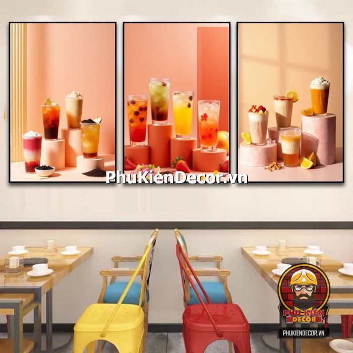 Tổng hợp mẫu Tranh treo tường thức uống Quán Trà mới nhất Tổng hợp mẫu Tranh treo tường thức uống Quán Trà mới nhất